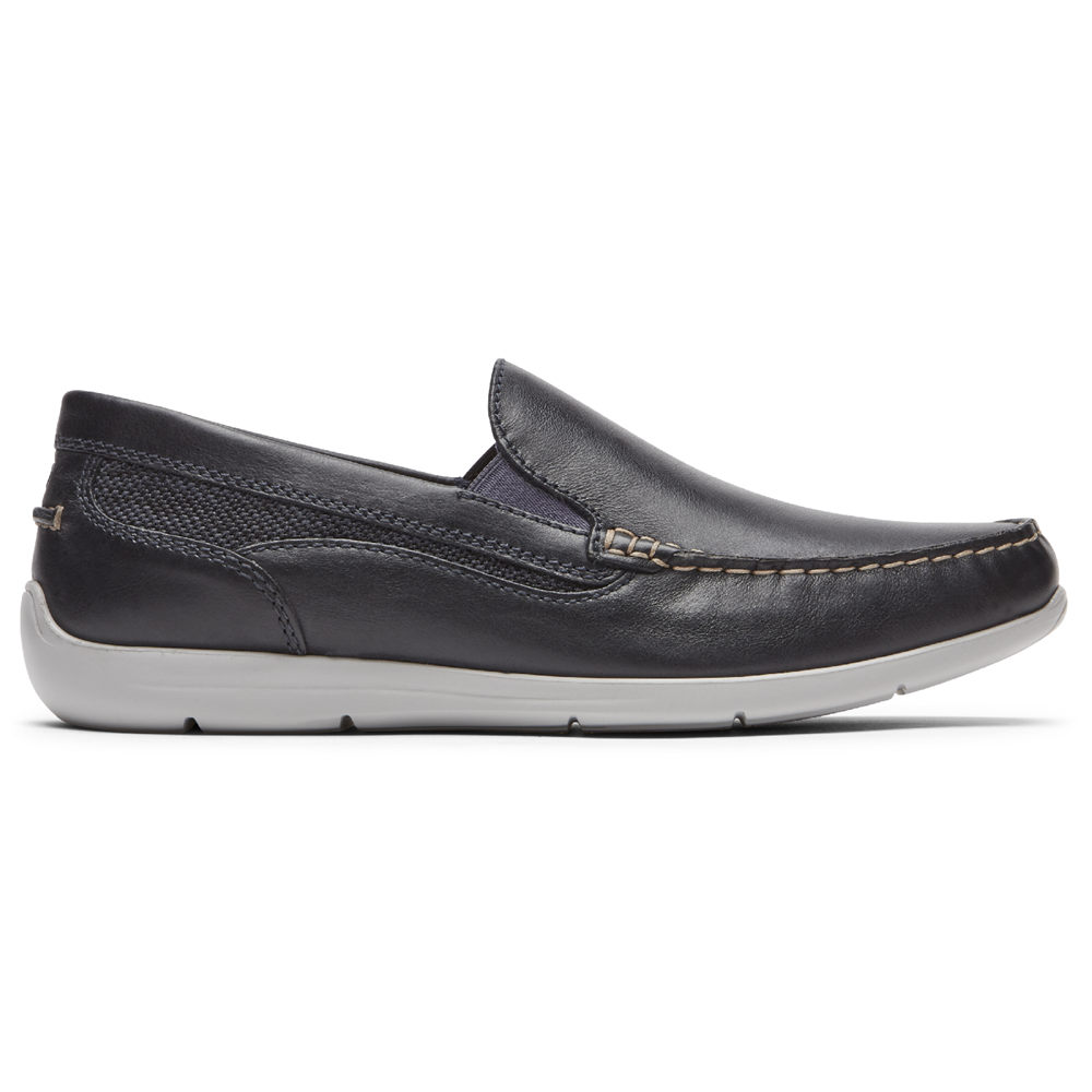 Sapato Vela Rockport Homem Azul Marinho - Cullen Venetian - 28961TFIV